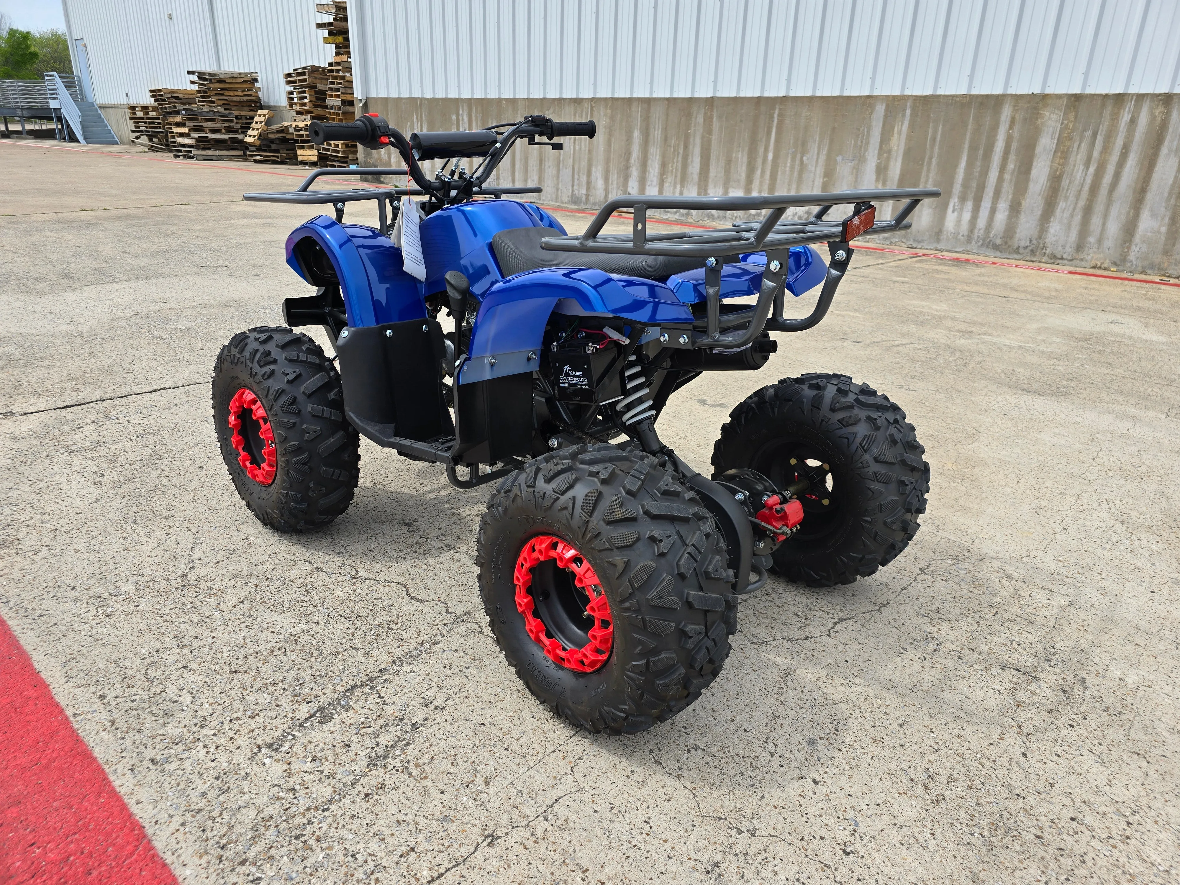 TrailMaster B125 Youth ATV - 107cc,  29 inch Seat Height, Automatic Transmission with Reverse, Electric Start, Bead Lock Style Rims