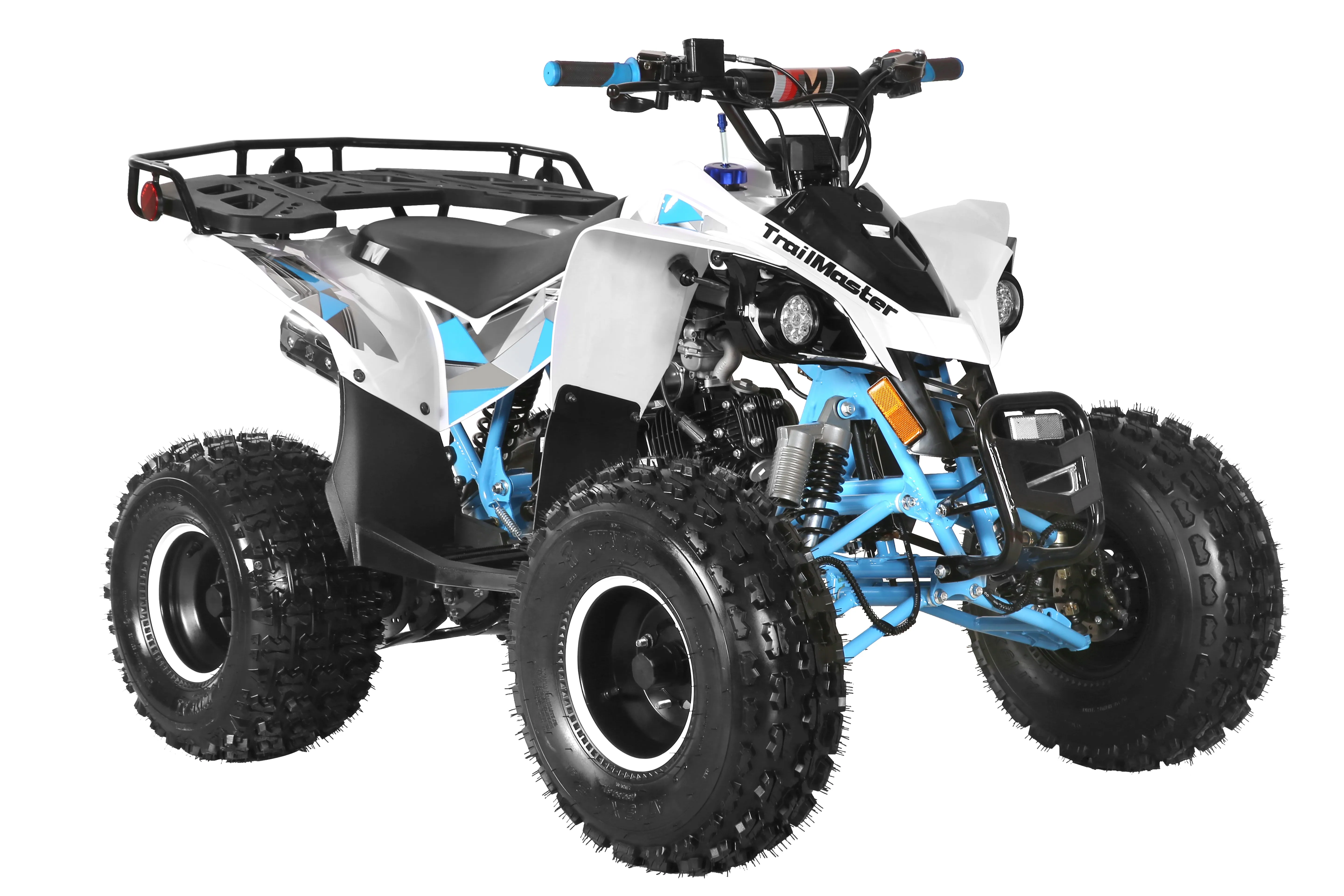 TrailMaster F125 Youth ATV, 8" wheel, 125cc 4-stroke, air-cooled, Automatic with Reverse. electric start, Throttle Limiter,