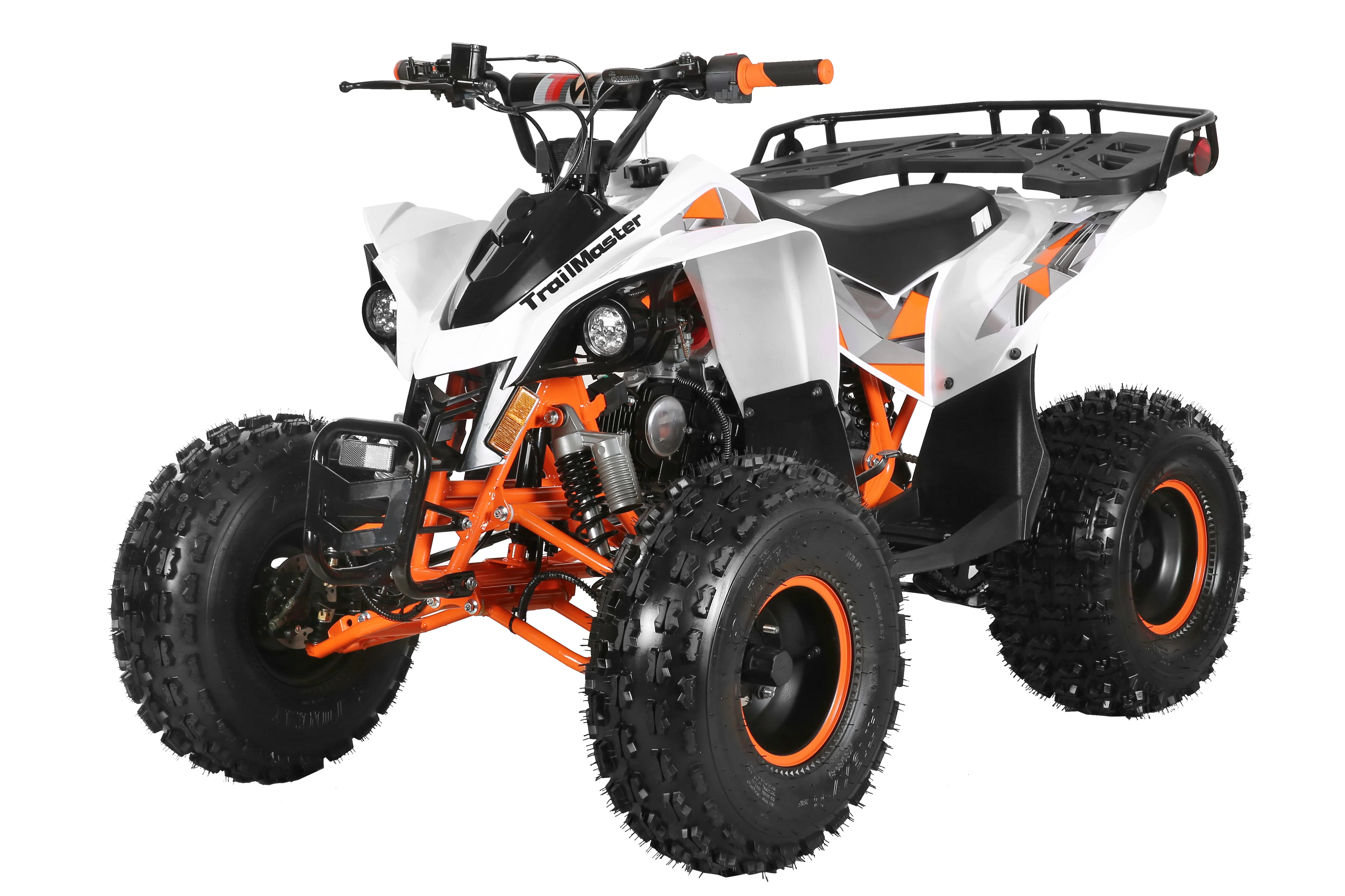 TrailMaster F125 Youth ATV, 8" wheel, 125cc 4-stroke, air-cooled, Automatic with Reverse. electric start, Throttle Limiter,