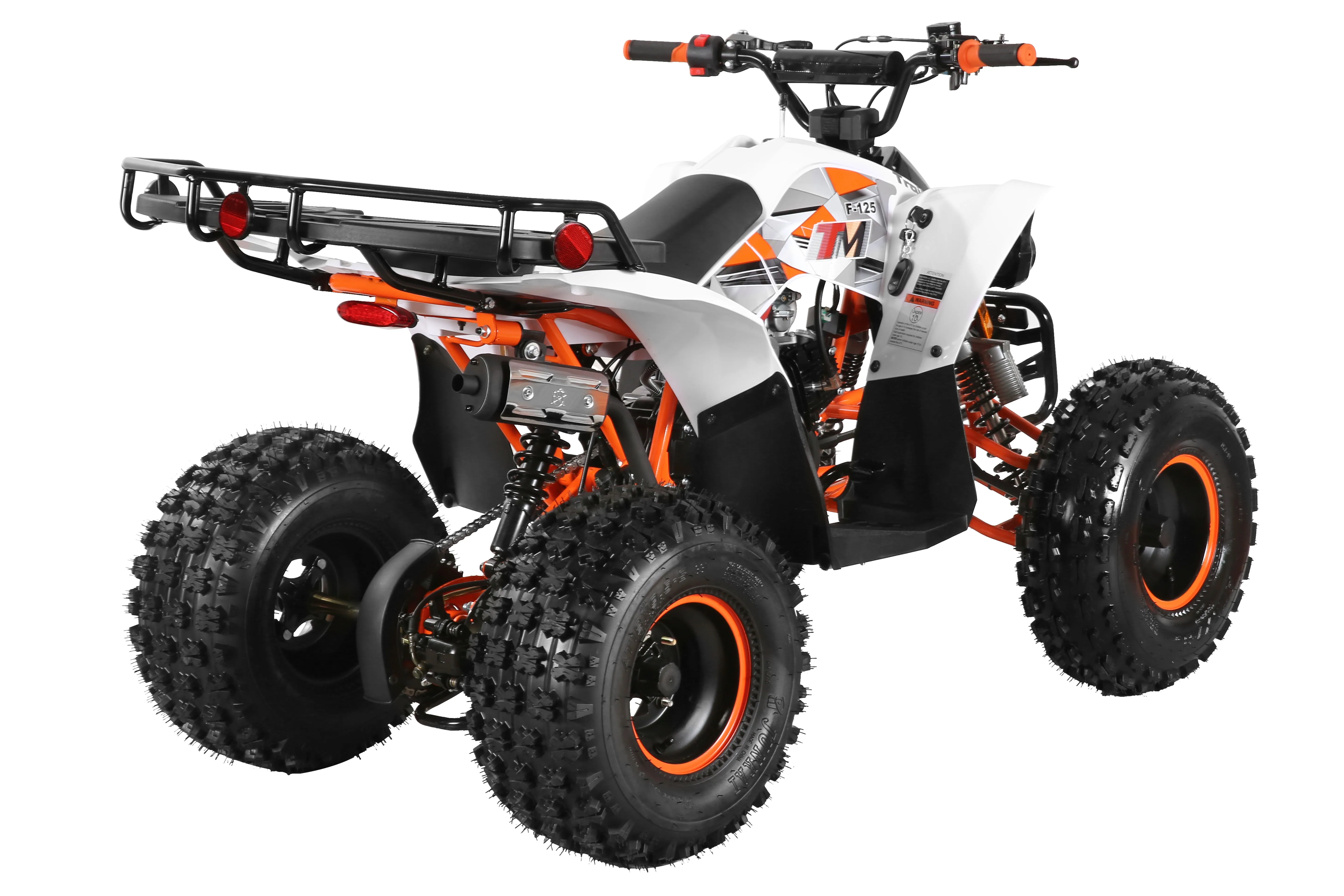 TrailMaster F125 Youth ATV, 8" wheel, 125cc 4-stroke, air-cooled, Automatic with Reverse. electric start, Throttle Limiter,