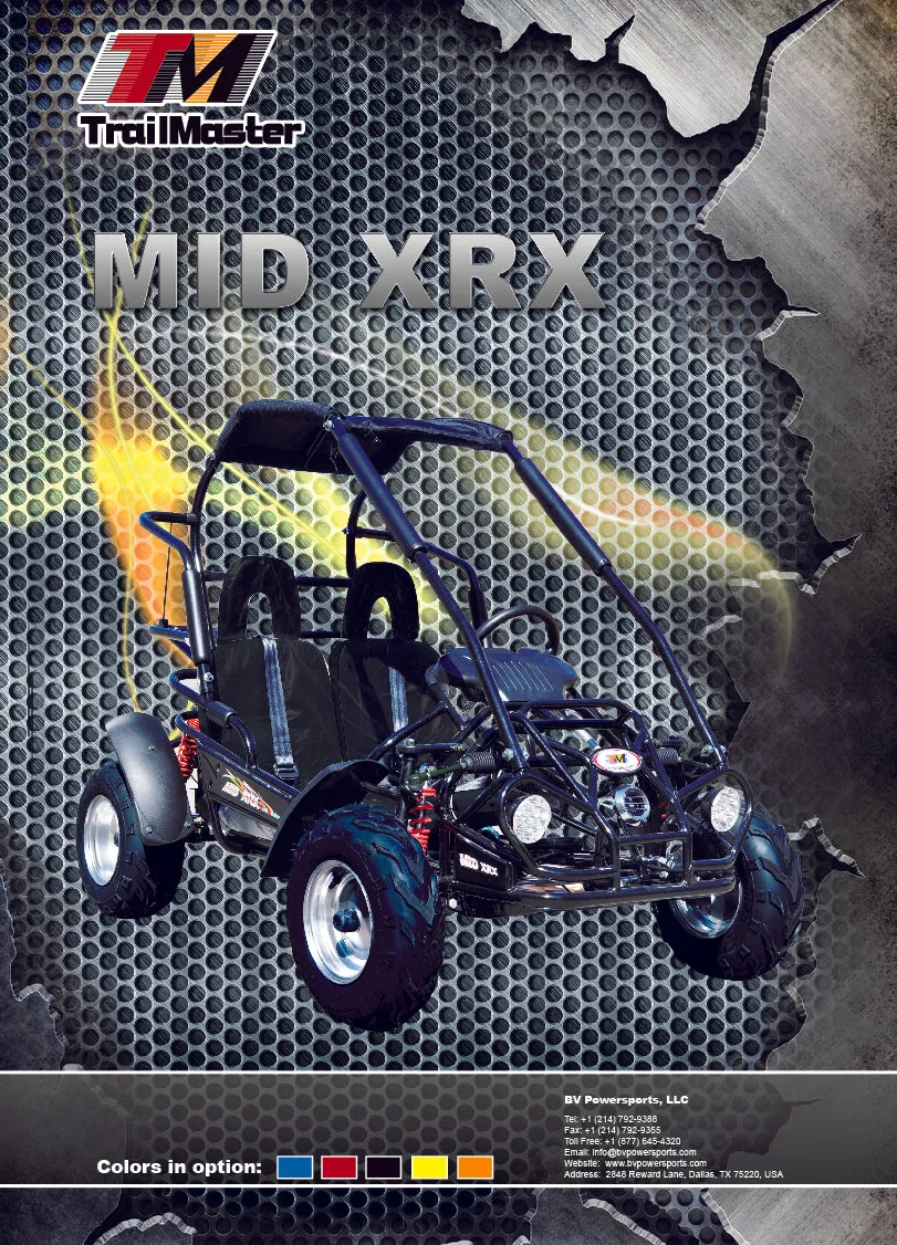 TRAILMASTER Mid XRX Youth Go Kart Buggy for ages 10 and up. Speed Control over the shoulder  seat belts