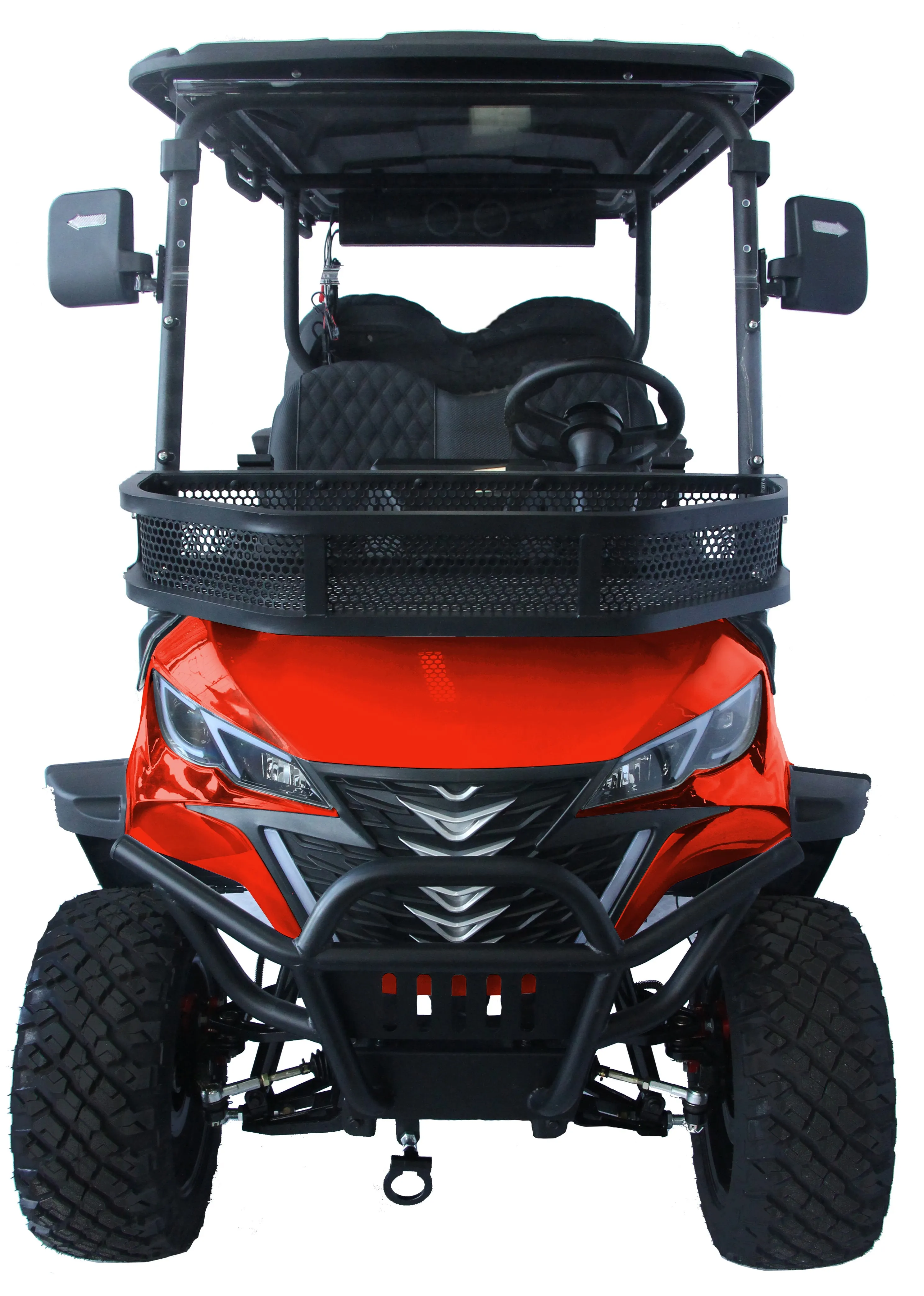 Trailmaster TBM X4, 48V Electric Golf Cart, Four Passenger, Electromagnetic Braking, Custom Rims, Lifted, Ground Effects LED lights, 10.5 LED Display, 48 Mile range, High/Low Trans