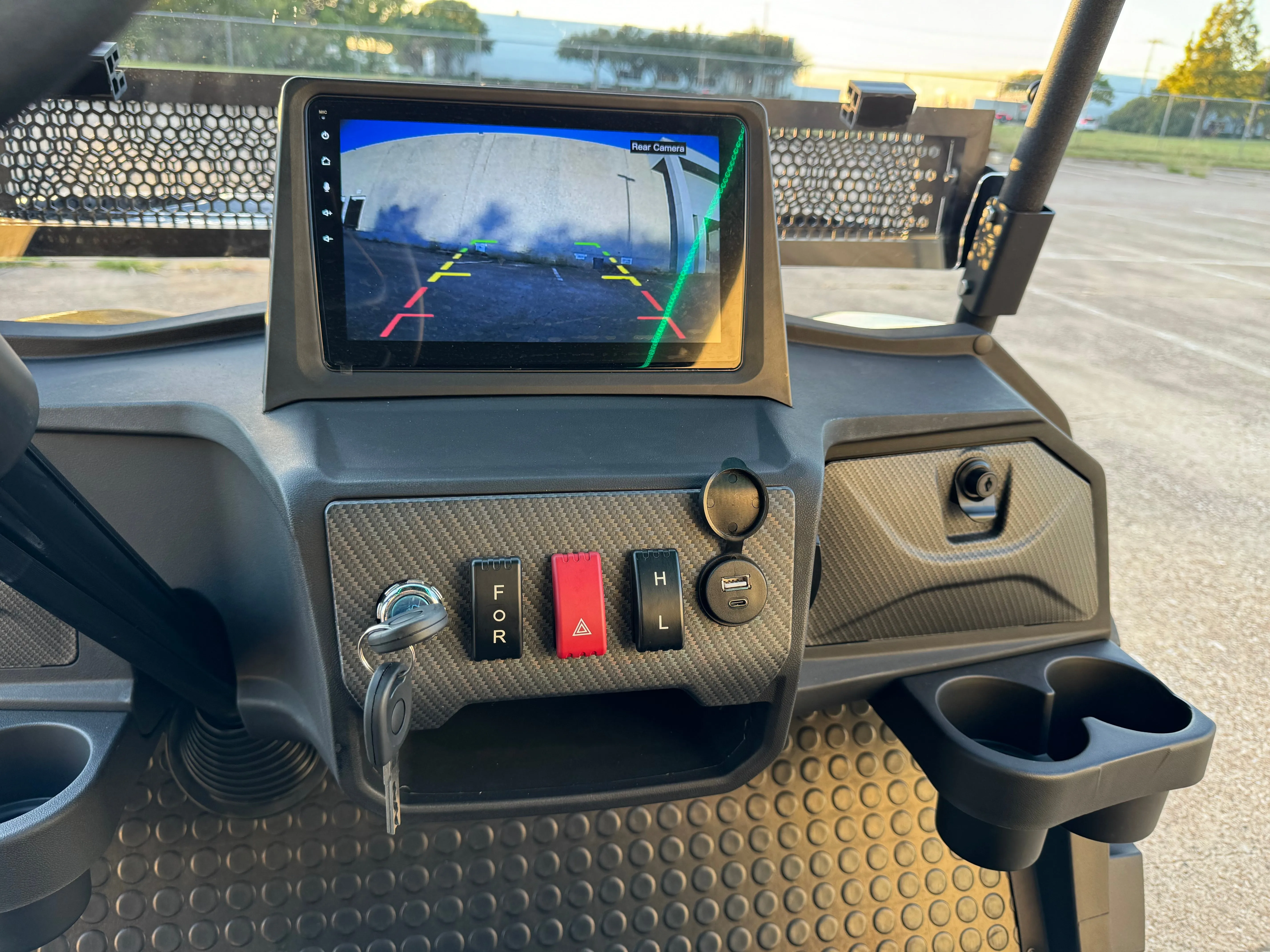 Trailmaster TBM X6 Off Road Golf Cart, Custom Rims, 10 inch LED Screen, Carbon Steel Frame, Radio, Bluetooth, Back Up Camera,