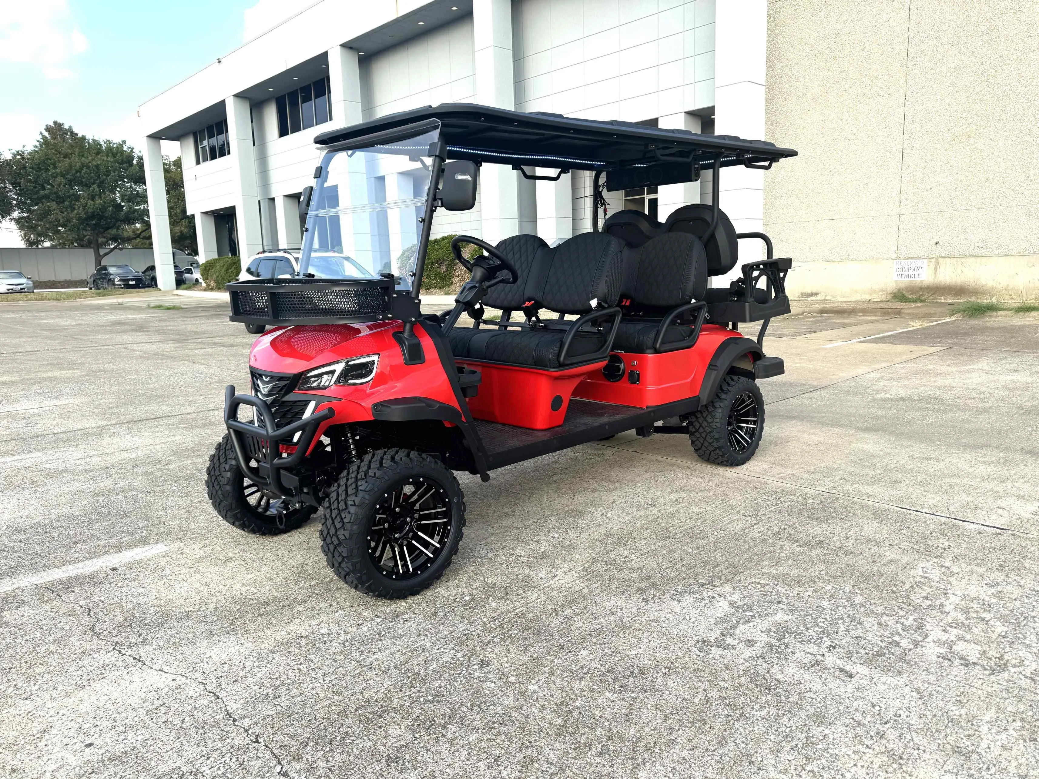 Trailmaster TBM X6 Off Road Golf Cart, Custom Rims, 10 inch LED Screen, Carbon Steel Frame, Radio, Bluetooth, Back Up Camera,