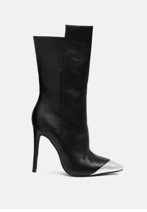 Twitch dip toe stiletto boots