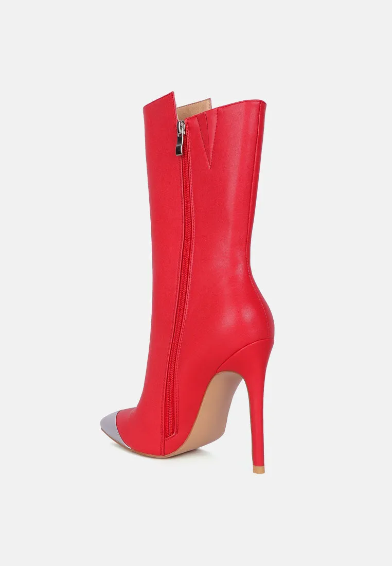 Twitch dip toe stiletto boots