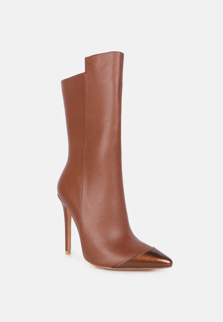 Twitch dip toe stiletto boots