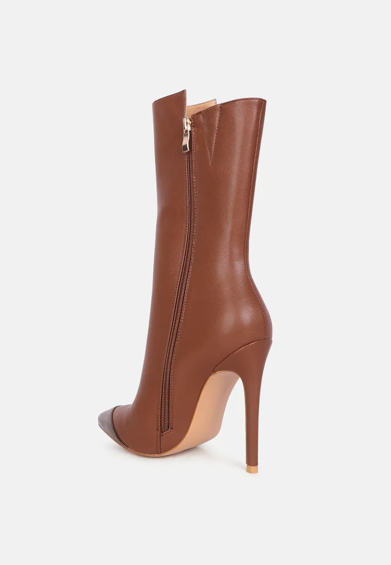 Twitch dip toe stiletto boots