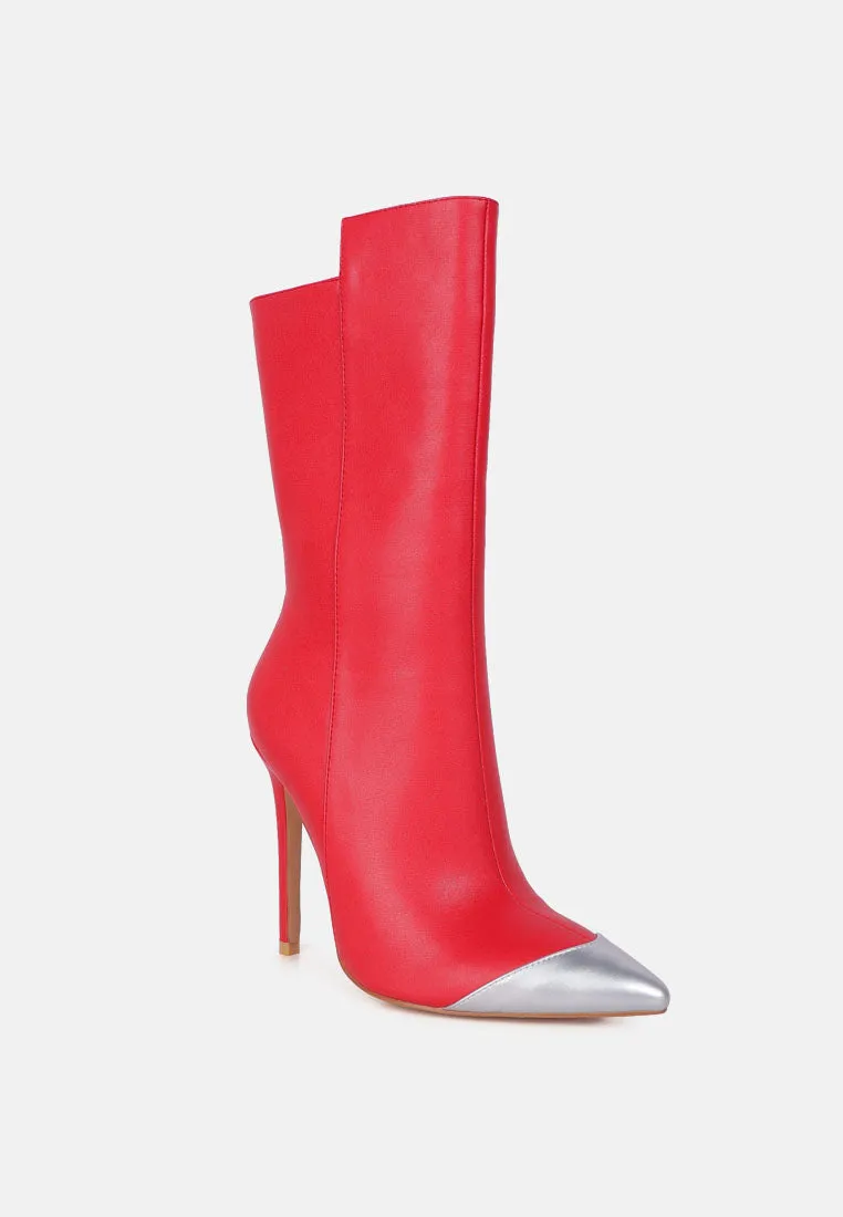 Twitch dip toe stiletto boots