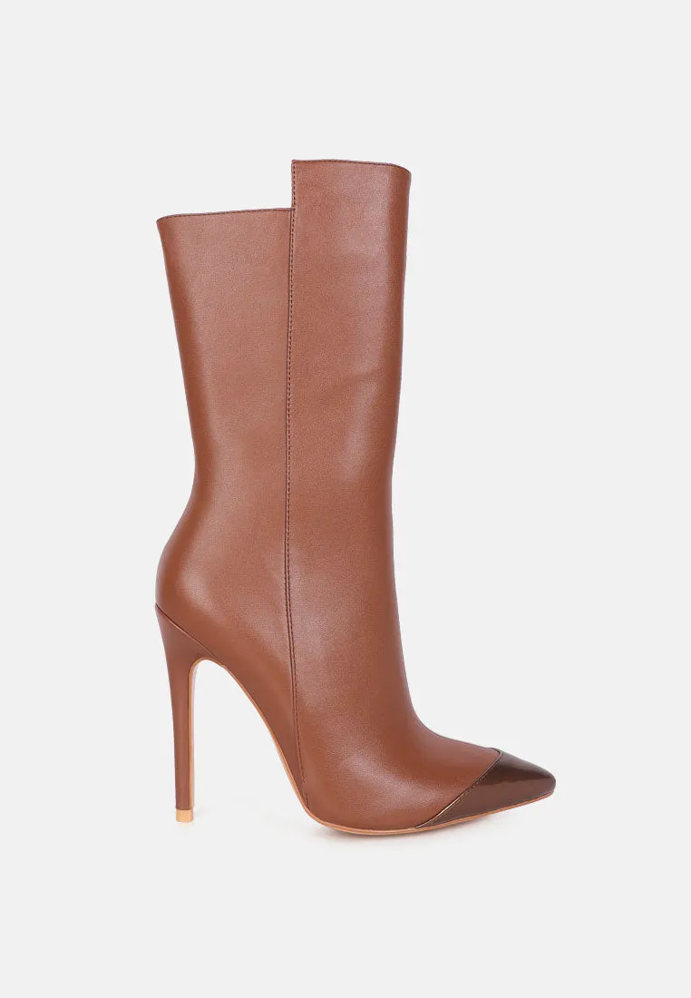 Twitch dip toe stiletto boots