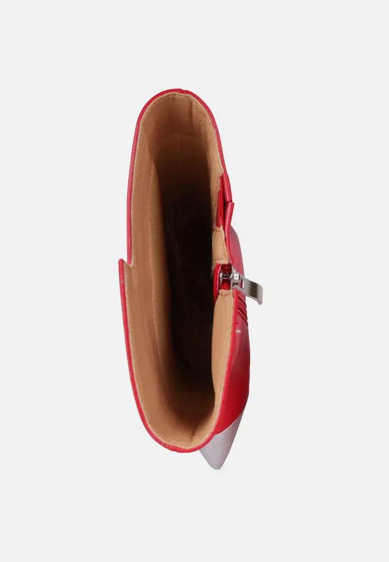 Twitch dip toe stiletto boots
