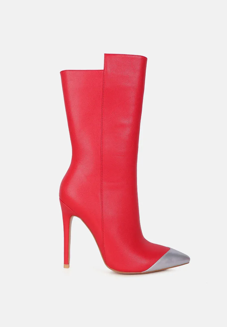 Twitch dip toe stiletto boots