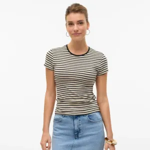 Vero Moda AWINES Top in Birch/Grey