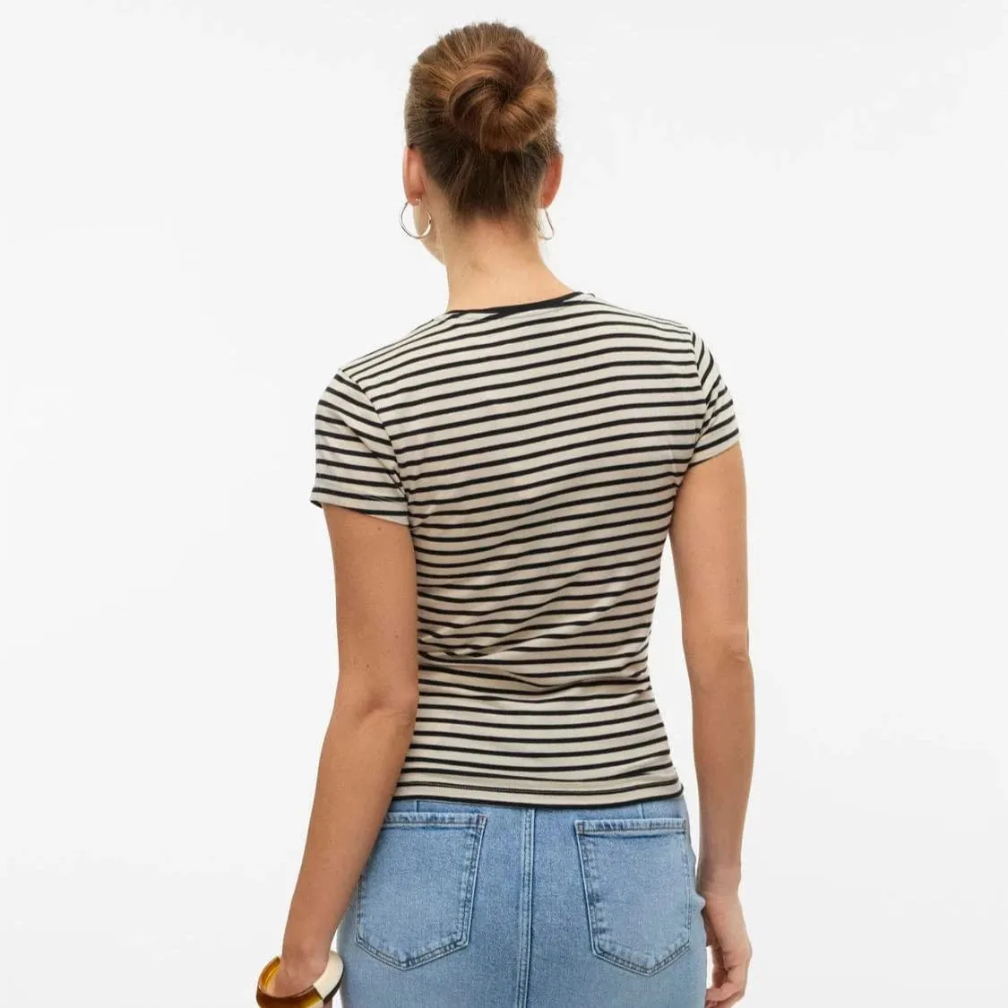 Vero Moda AWINES Top in Birch/Grey