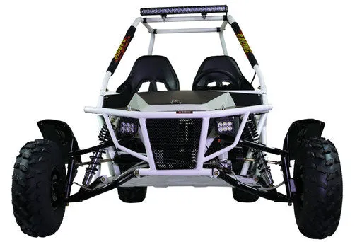 Vitacci Batman 200 Deluxe Go Kart / Buggy - Light Bar and Chrome Rims