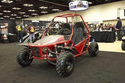 Vitacci Batman 200 Deluxe Go Kart / Buggy - Light Bar and Chrome Rims