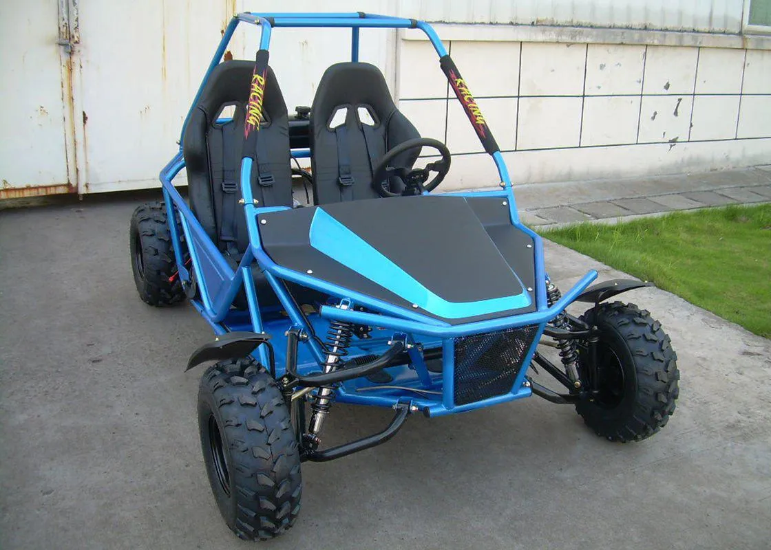 Vitacci Batman 200 Deluxe Go Kart / Buggy - Light Bar and Chrome Rims