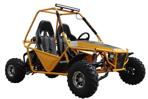 Vitacci Batman 200 Deluxe Go Kart / Buggy - Light Bar and Chrome Rims