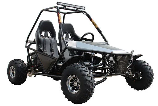 Vitacci Batman 200 Deluxe Go Kart / Buggy - Light Bar and Chrome Rims