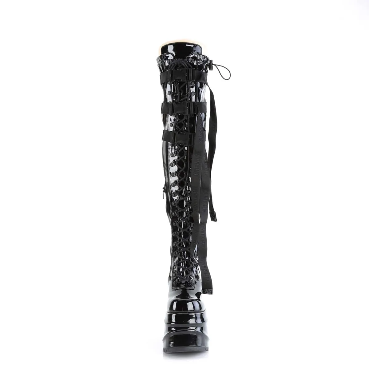 WAVE-315 Black Stretch Patent