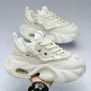 White Chunky Shoes | Stylish & Comfy Sneakers for Men