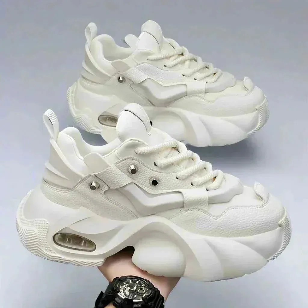 White Chunky Shoes | Stylish & Comfy Sneakers for Men