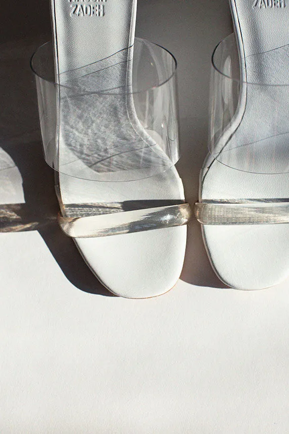 White Olympia Wedge