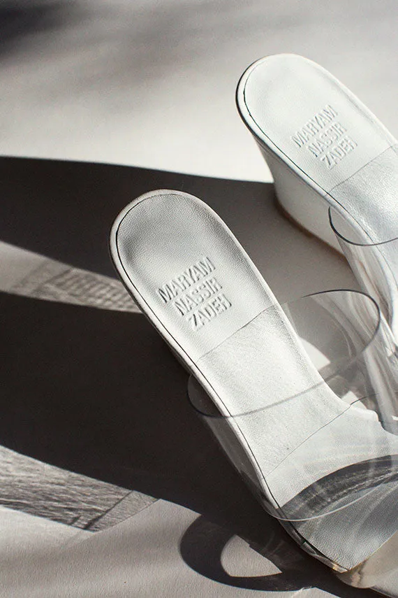 White Olympia Wedge