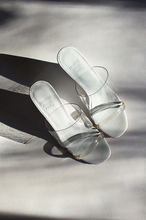 White Olympia Wedge