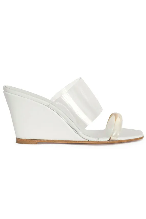 White Olympia Wedge
