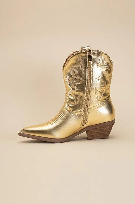 WILLA-1 Western Booties