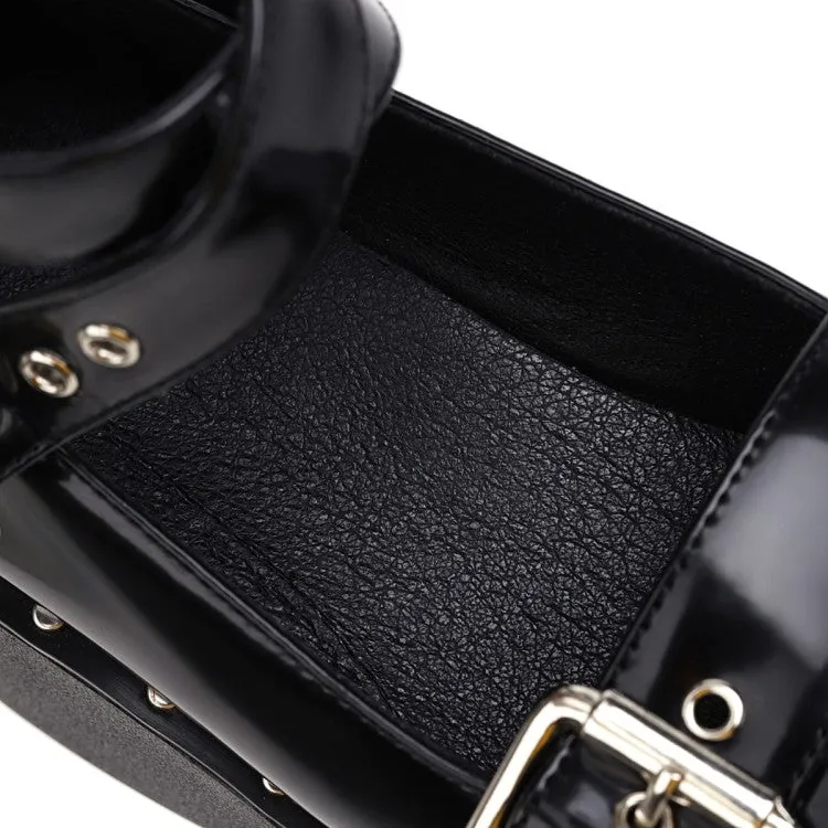 Women's Buckle Strap Platform Wedge Heels Shoes