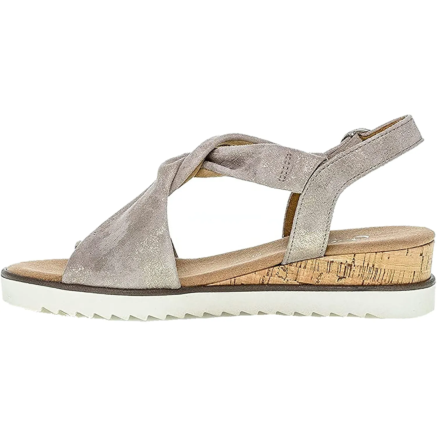 Women's Gabor 2.751.95 Taupe Metallic Leather