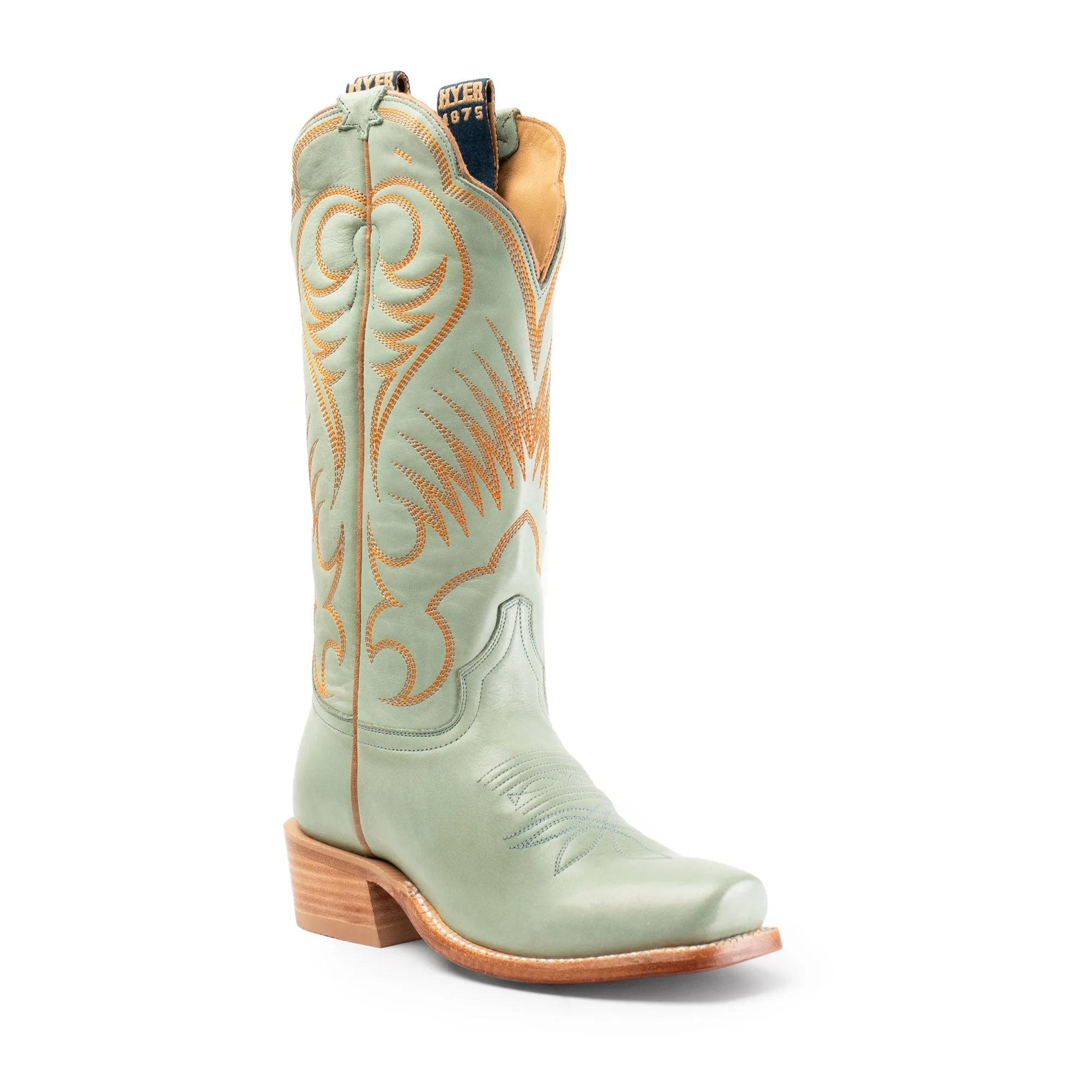 Women's HYER Robin's Egg Burnished Cowhide with 13" Robin's Egg Burnished Cowhide - HW42010